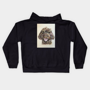 Brown Cockerpoo Kids Hoodie